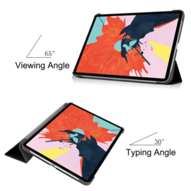 Slim Bescherm-Cover Hoes Map voor iPad Air - 10.9 -  Zwart