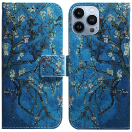 BookCover Etui Hoes   voor iPhone 15 PRO MAX  -  Van Gogh  Amandelbloesem