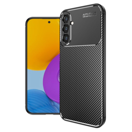 Samsung Galaxy A54  - Carbon TPU Bescherm-Hoes Skin - Zwart