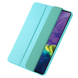 TPU Bescherm-Cover Hoes Map voor Apple iPad 10 - A16 - 10.9 - 2022 - 2025  -  Turquoise