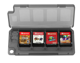 Spel Opberg-Box voor 8 Nintendo Switch + 2 SD Cards    Zwart