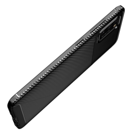 Samsung Galaxy A32 5G - Carbon TPU Bescherm-Hoes Skin - Zwart