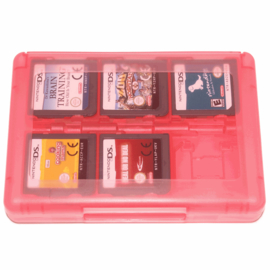 Opberg-Box voor 24 Nintendo 3DS - Dsi - DS Lite Game-Cards. Roze