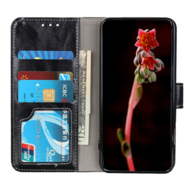 Boek Cover Hoes Etui voor iPhone 12 - iPhone 12 Pro     Zwart