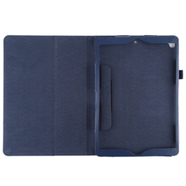 PU Kunstleer-Etui Hoes Map voor iPad 10.2  -  iPad Air 3 - 10.5   - Donkerblauw   A2197 - A2152