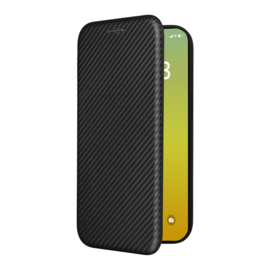 Slim Carbon  Cover Hoes Etui voor iPhone 15    Zwart - Carbon A3090