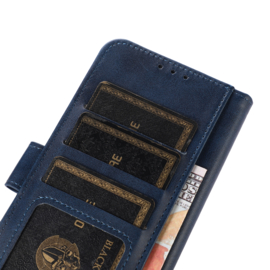 Luxe Boek-Etui Hoes  voor Samsung Galaxy A34    Blauw