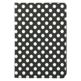 Dot Style PU Bescherm-Opberg Etui Hoes voor iPad Air   Zwart