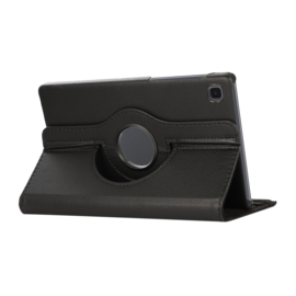 360º Bescherm-Etui Map voor Samsung Galaxy Tab A7 Lite -   Zwart