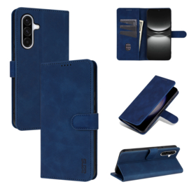 Luxe BookCover Etui Hoes  voor Samsung Galaxy A36 en A56  -  Blauw
