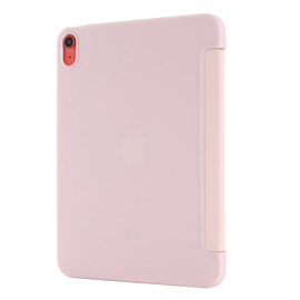 TPU Bescherm-Cover Hoes Map voor iPad 10th 10.9 - 2022  - Roze