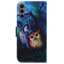 BookCover Hoes Etui voor Samsung Galaxy A24 - A25  -    Uil