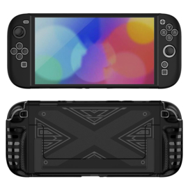 Grip TPU Bescherm-Skin Hoes Cover voor Nintendo Switch 2 - Zwart
