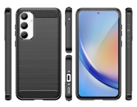 Samsung Galaxy A35 - Flex Armor TPU Bescherm-Hoes Skin - Zwart