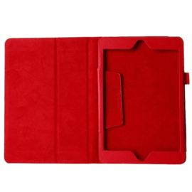 PU Bescherm-Opberg Hoes Etui Map voor iPad Mini 4 - Mini 5 - Rood
