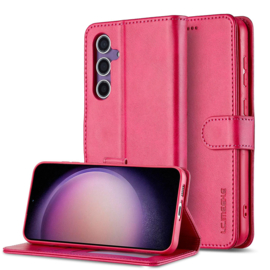 Luxe BoekCover Etui Hoes  voor Samsung Galaxy A16 en A26  -  Roze