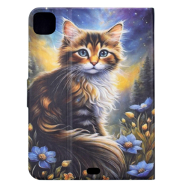 Bescherm-Etui Hoes Map voor Xiaomi Pad 7 - Pad 7 PRO - Pad 8 - Pad 8 Pro  - 11.2" -  Lieve Kat