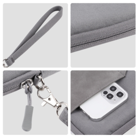 Opberg-Bescherm Hoes Etui Pouch Sleeve voor iPad Mini - Donker Grijs