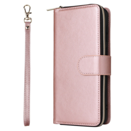 BookCover - 9 Cards - Wallet Etui Hoes voor Samsung Galaxy A53   -  Roze