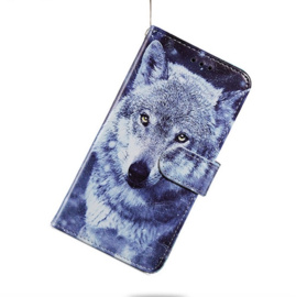 BookCover Hoes Etui voor Samsung Galaxy A35  -  Wolf