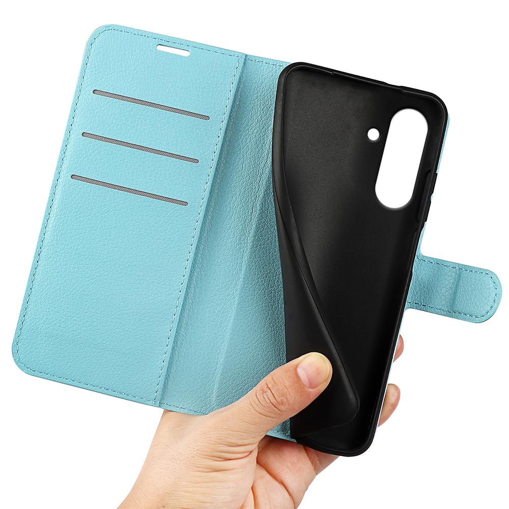 Boek-Cover Hoes Etui voor Samsung Galaxy A36 - A56  -  Licht-Blauw