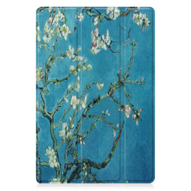 Bescherm-Cover Map Hoes voor Samsung Galaxy Tab A8 10.5  - Van Gogh Amandelbloesem