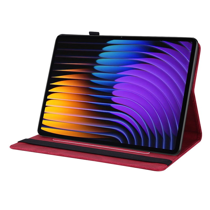 Bescherm-Etui Hoes Map voor Xiaomi Pad 7  -   Vlinders - Rood