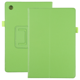 PU Kunstleer-Hoes Map voor Samsung Galaxy Tab A8 10.5  Groen