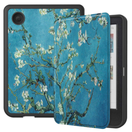 Cover Map Hoes voor Kobo Clara Colour 2024 / Clara BW   -  Van Gogh's Amandelbloesem