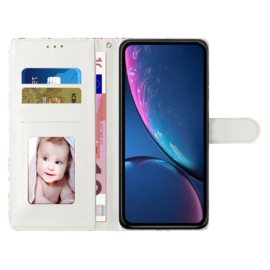 BoekCover Hoes Etui voor Samsung Galaxy A36  -  A56   -  Vlinder - Blauw