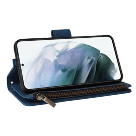 BookCover Wallet Etui voor Samsung Galaxy S22 -  5G    Blauw