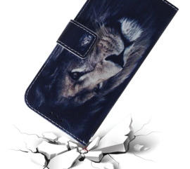 BookCover Hoes Etui voor Samsung Galaxy A54  -  Leeuw
