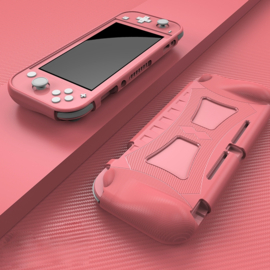 Grip TPU Bescherm Hoes Skin voor Nintendo Switch Lite -  Roze