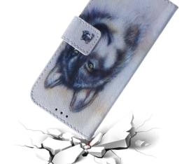 BookCover Hoes Etui voor Samsung Galaxy S23 5G  -  Wolf