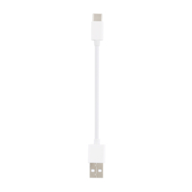 USB C oplader en Data USB Kabel voor Samsung A Serie  10cm.  Wit