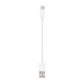 USB C oplader en Data USB Kabel voor iPhone 15 Serie    10cm.  Wit
