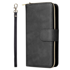 BookCover - 9 Cards - Wallet Etui voor iPhone 13 - iPhone 14  -  Zwart