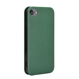 Slim Carbon  Cover Hoes Etui voor iPod Touch      Groen