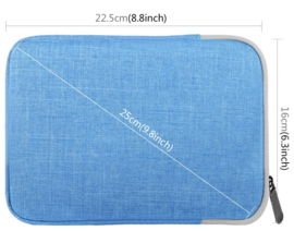 Bescherm-Opberg Hoes Etui Pouch Sleeve voor iPad Mini   Blauw