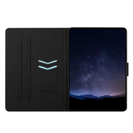 Luxe Bescherm-Etui Hoes Map voor Samsung Galaxy Tab  A9 Plus - A11 Plus - 11"  -   "Vlinders"