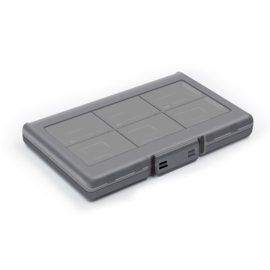 Opberg-Box voor 12 Nintendo Switch Spel Game-Cards + 2 SD Cards  -  Zwart