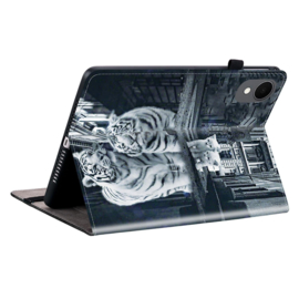 Bescherm-Etui Hoes Map voor Samsung Galaxy Tab S11 - 11"- Tijger Kittens"