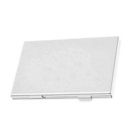 Luxe Aluminium Opberg-Box Doos voor 6 Nintendo Switch Spel - Game Cards   Zilver