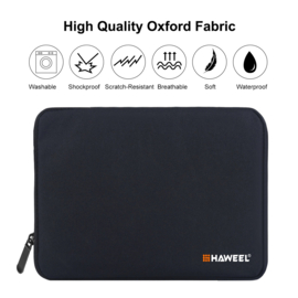 Bescherm-Opberg Hoes Pouch Sleeve voor iPad 10.2 - iPad Air   Zwart