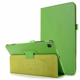 PU Kunstleer-Map Hoes voor Samsung Galaxy Tab A7 10.4.  Groen