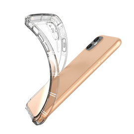 Flex-Cover TPU Bescherm-Hoes Skin voor iPhone 11 -    Transparant