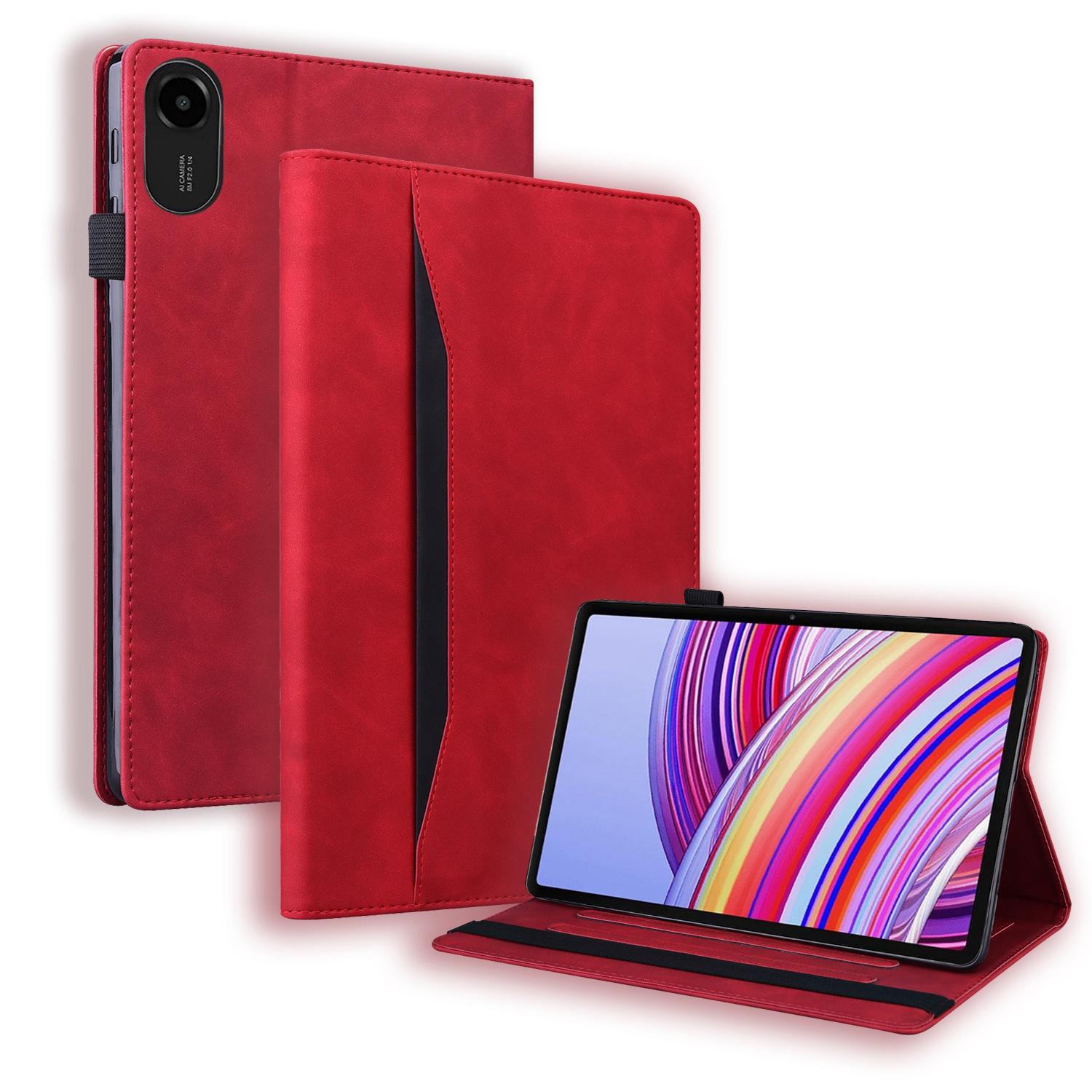 Luxe Bescherm-Etui Hoes Map voor Xiaomi Redmi Pad 2 - 11"  -   Rood