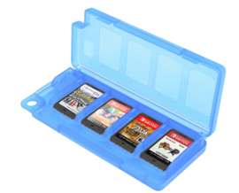 Spel Opberg-Box voor 8 Nintendo Switch + 2 SD Cards    Blauw