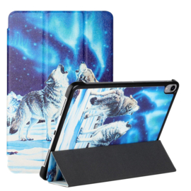 Bescherm-Cover Hoes Map voor iPad Mini 6  - Mini 7  -  Huilende Wolven