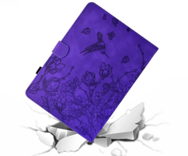 Bescherm-Etui Hoes Map voor Xiaomi Redmi Pad 2 - 11" - Kolibrie - Paars